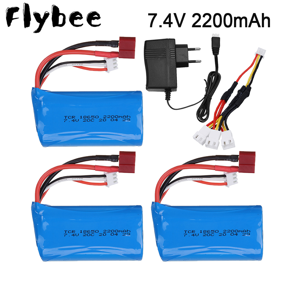 Rc Hobby Vehicles - 7,4 v 2200mah 7,4 lipo batery