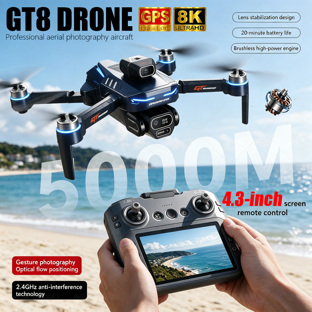 Top Rc Hobby Mini Xcub - NEUE GT8 HD RC-Drohne 4K Professionelle
