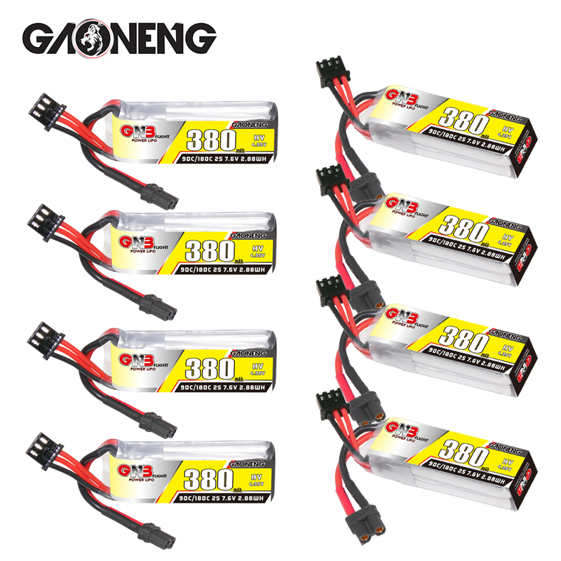 Fpv Racing Quadcopter - GNB 2S 7,6V 380mAh 90C/180C Lipo-Akku