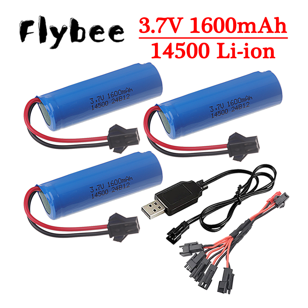 Rc Hobby Vehicles - Original 3,7 v 14500 1600 mAh