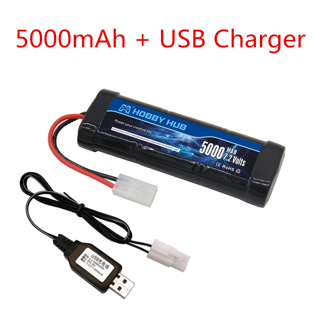 7,2 V 5000 mAh Ni-MH-Akku mit  – Rc Hobby Vehicles Bewertung und Preis