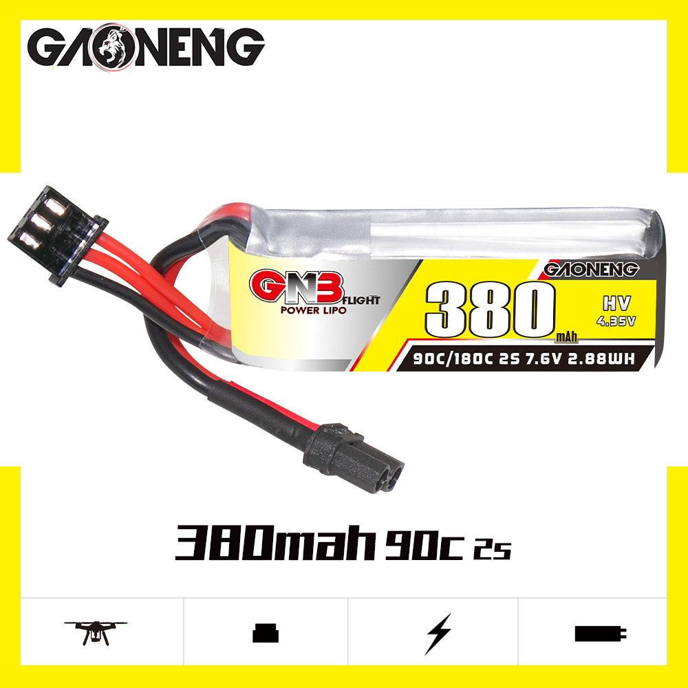 GNB 2S 7,6V 380mAh 90C/180C Li – Fpv Racing Quadcopter Bewertung und Preis