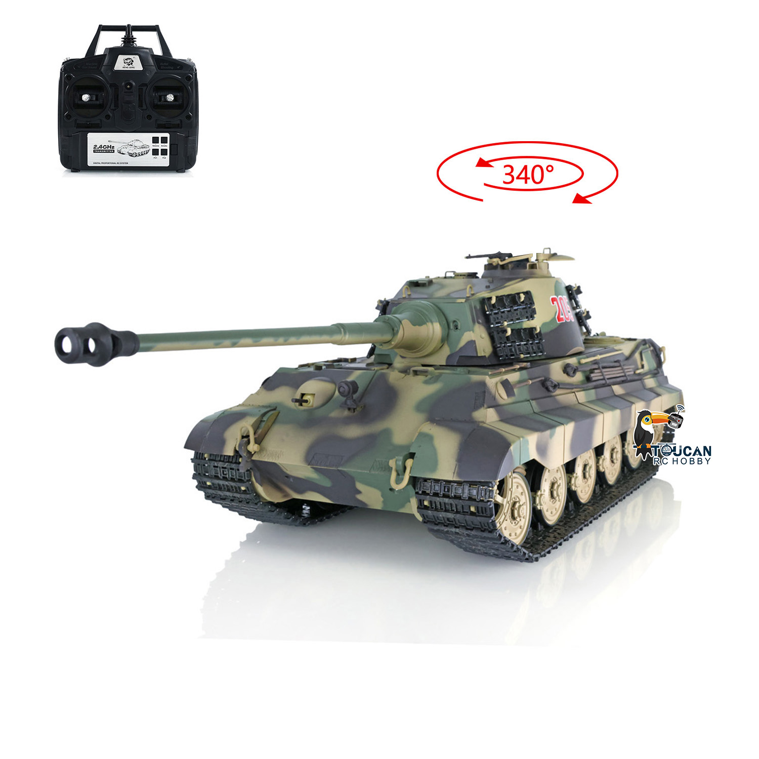 2,4G Heng Long 1/16 RTR RC Pan – Rc Hobby Kings Bewertung und Preis