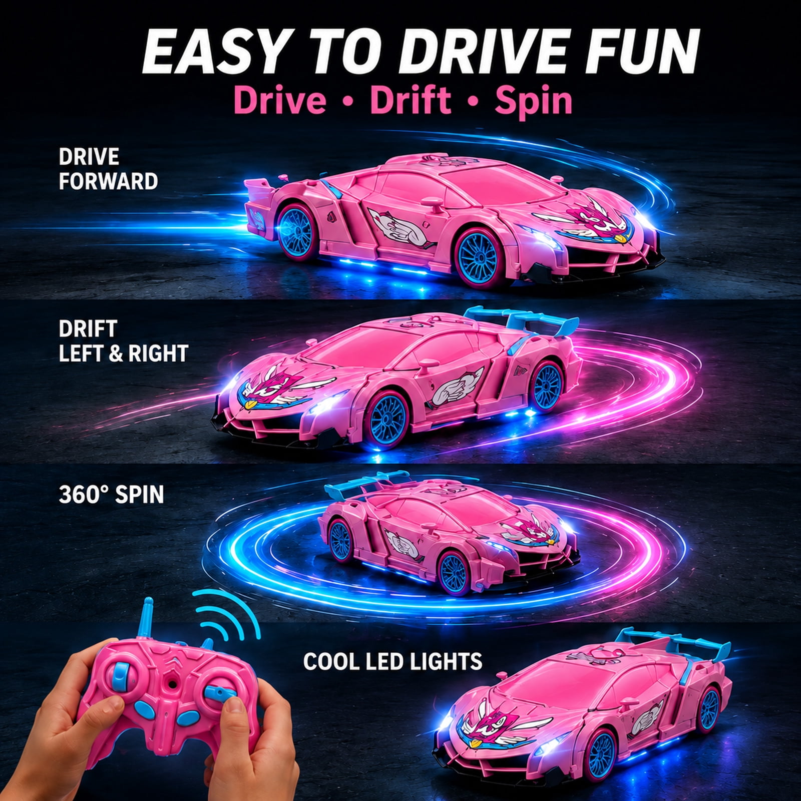 Einhorn RC Transformierbares R – Led Light Kit Rc Bewertung und Preis