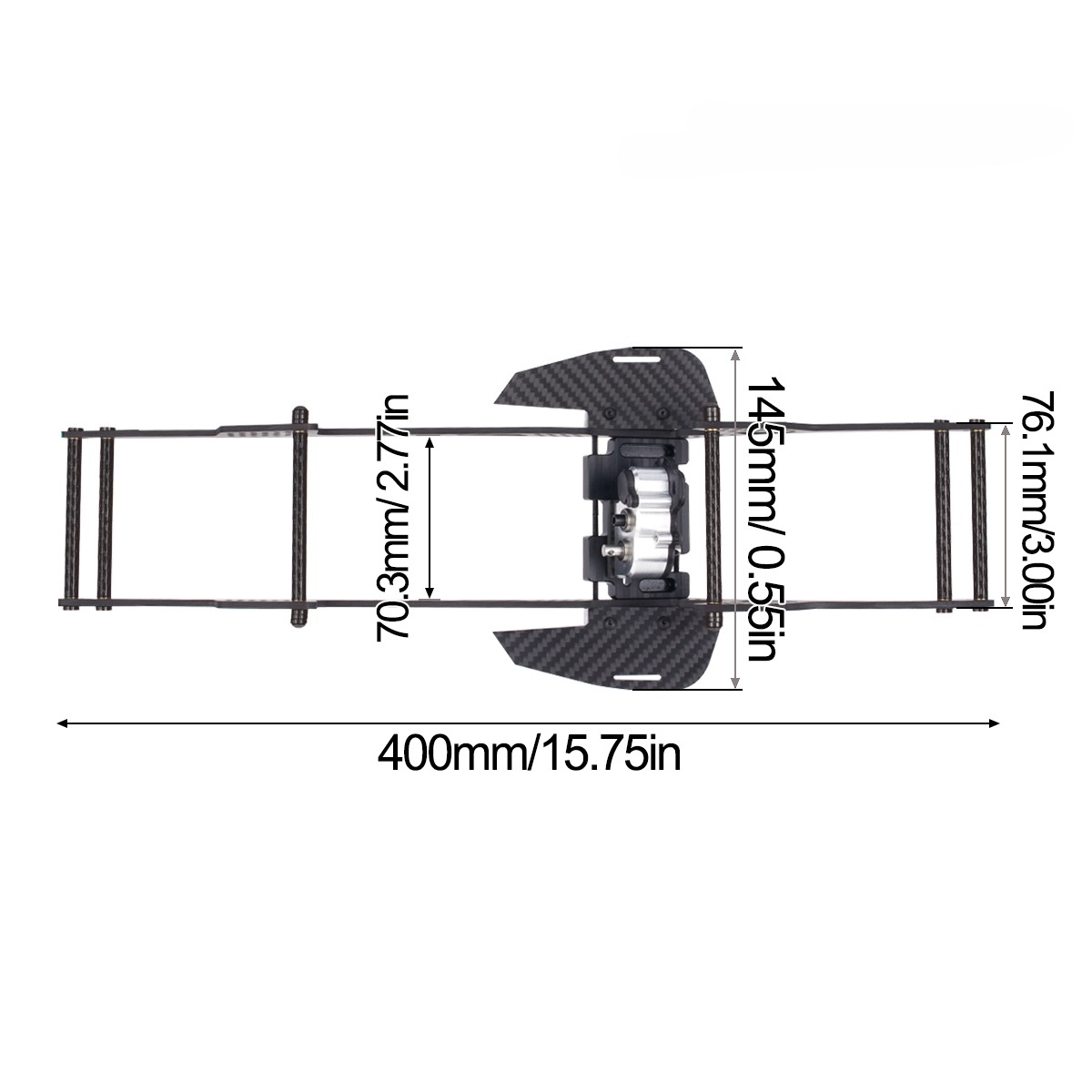 LCG-Chassis-Kit für 1/10 RC Cr – Rc Hobby Center Bewertung und Preis