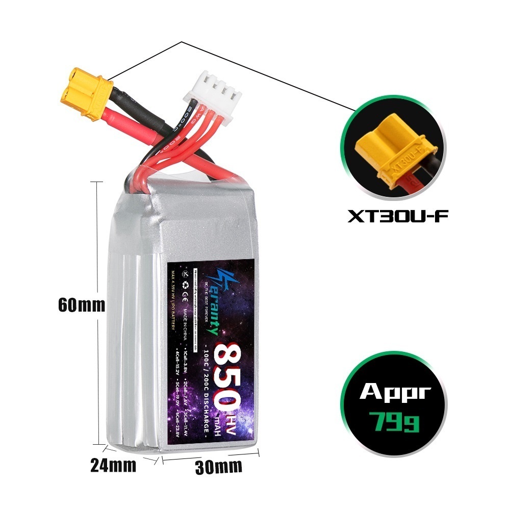 1/2/3PCS TERANTY 3S 11,4 V Lip – Fpv Racing Quadcopter Bewertung und Preis